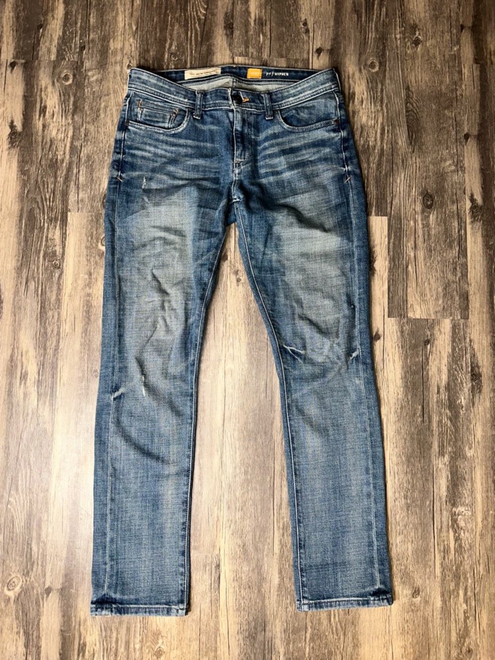 Pilcro & The Letterpress Hyphen Jeans Size 27 Skinny Stretch Blue